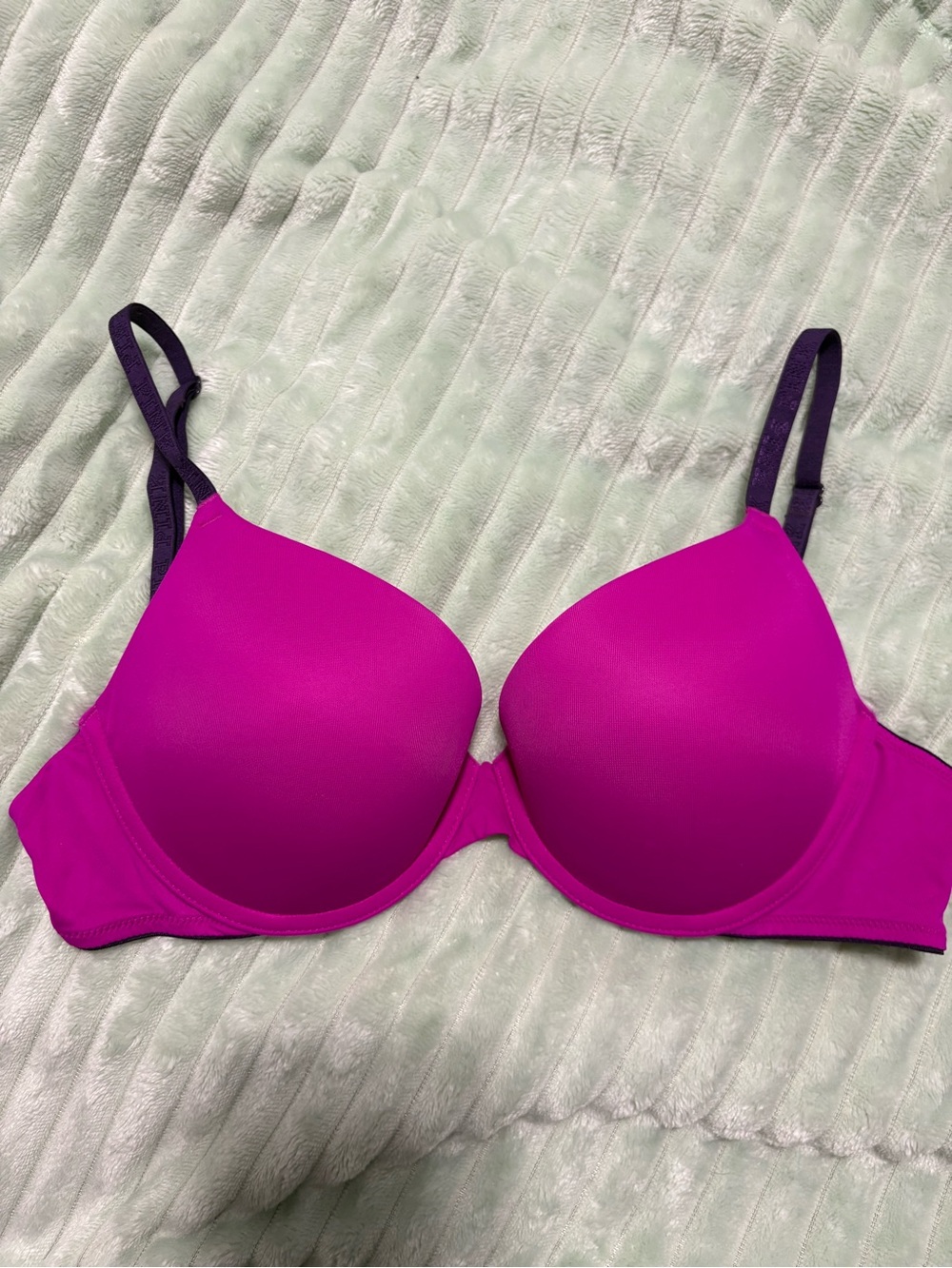 Victoria’s Secret- Hot Pink Push Up Bra by